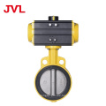 JL600 Pneumatic Soft seal worm gear butterfly valve
